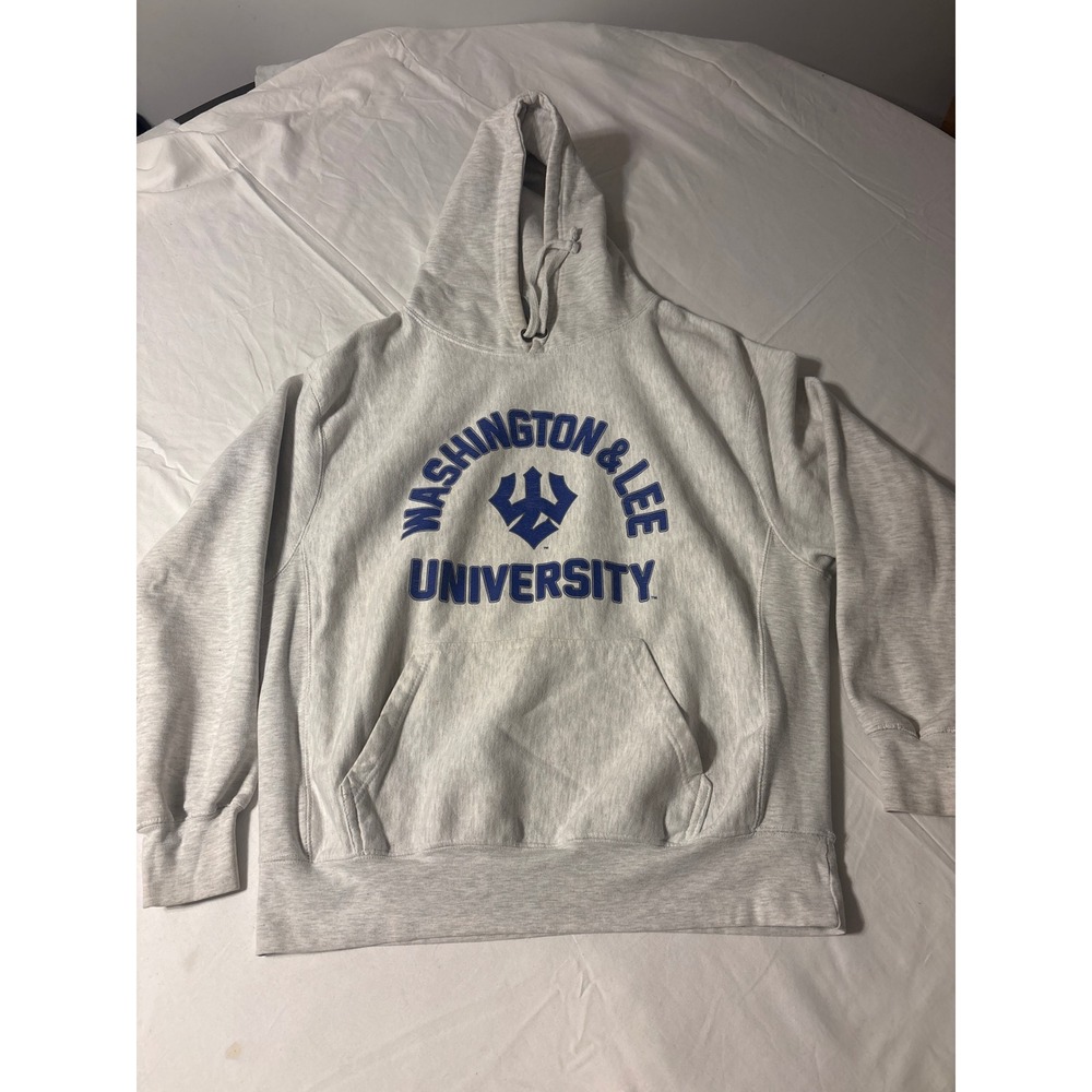 J. America Washington & Lee University Hoodie Mens XL Gray Graphic